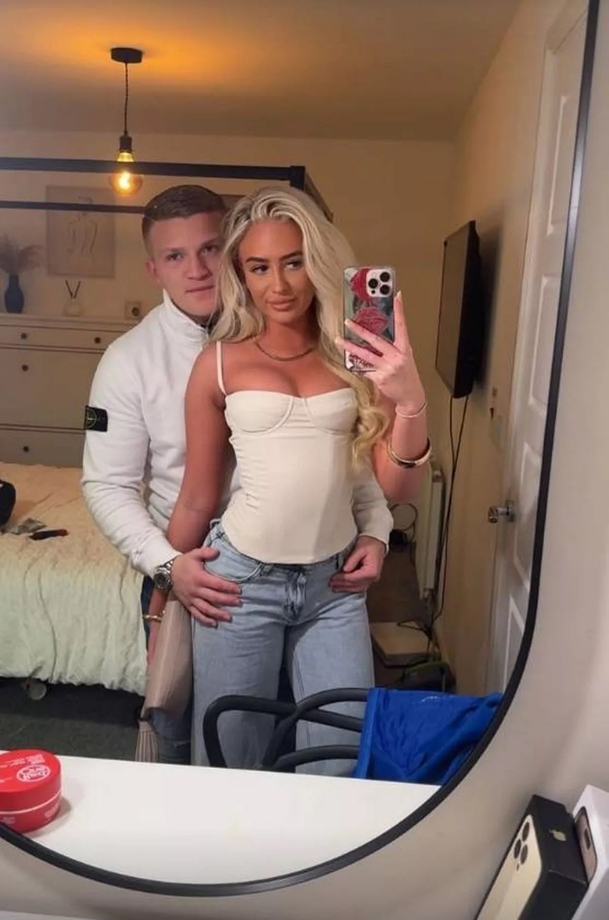 Campbell Hatton and girlfriend Brooke Heaton