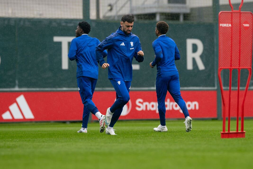 Manchester United Training Session And Press Conference - UEFA Champions League 2026/27 League Phase MD2