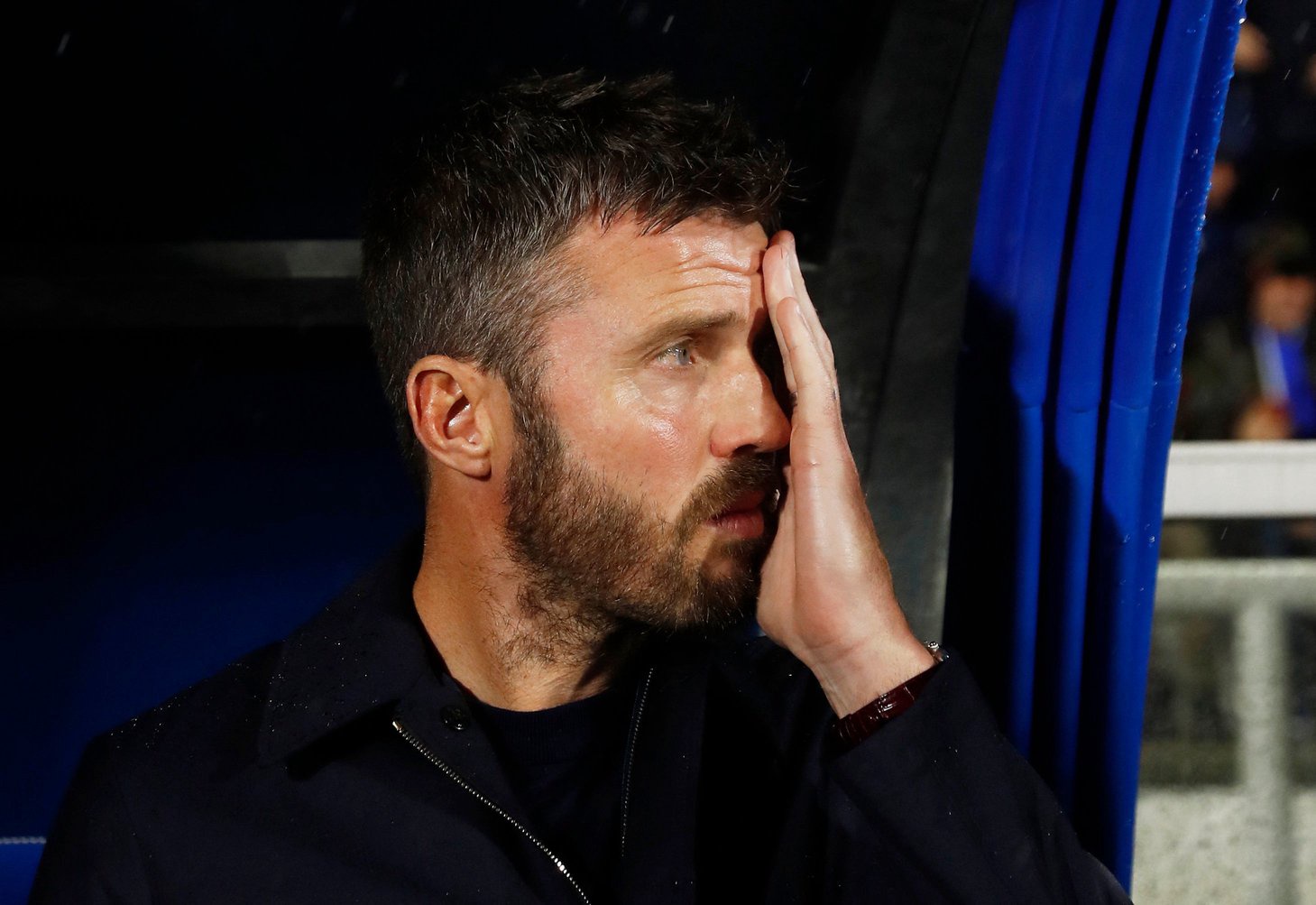 Michael Carrick endured another tough evening as Man United boss