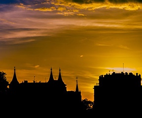 Israeli soldiers gesture from a military vehicle along the border with Palestinian territory