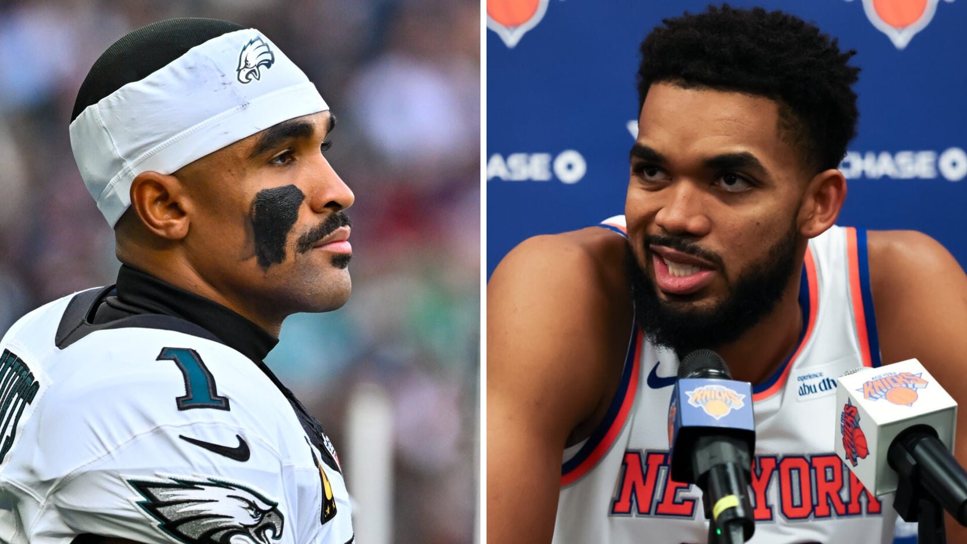 Jalen Hurts, Karl-Anthony Towns