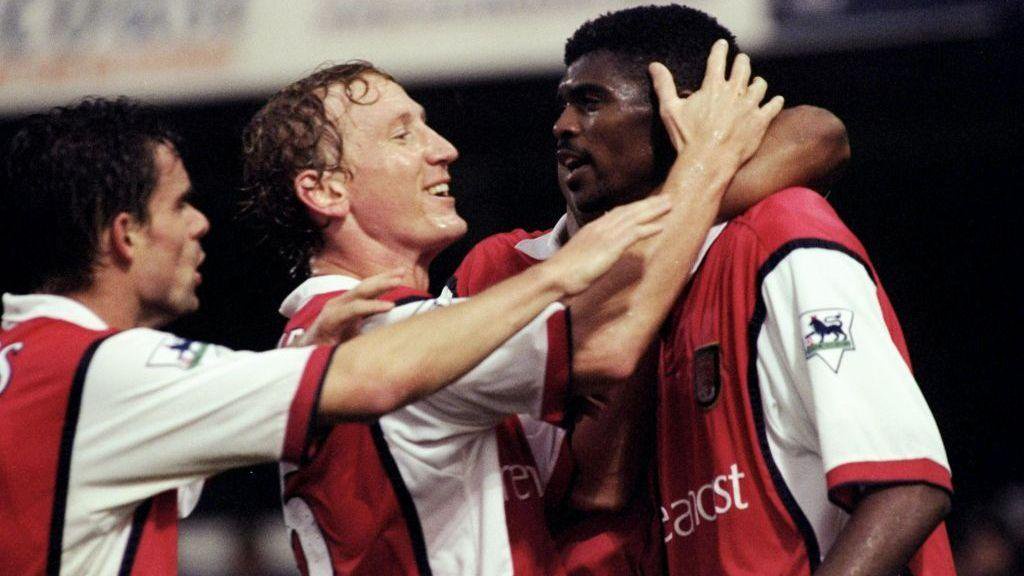 Nwankwo Kanu celebrates