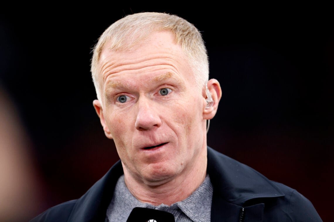 Former Man United midfielder Paul Scholes.