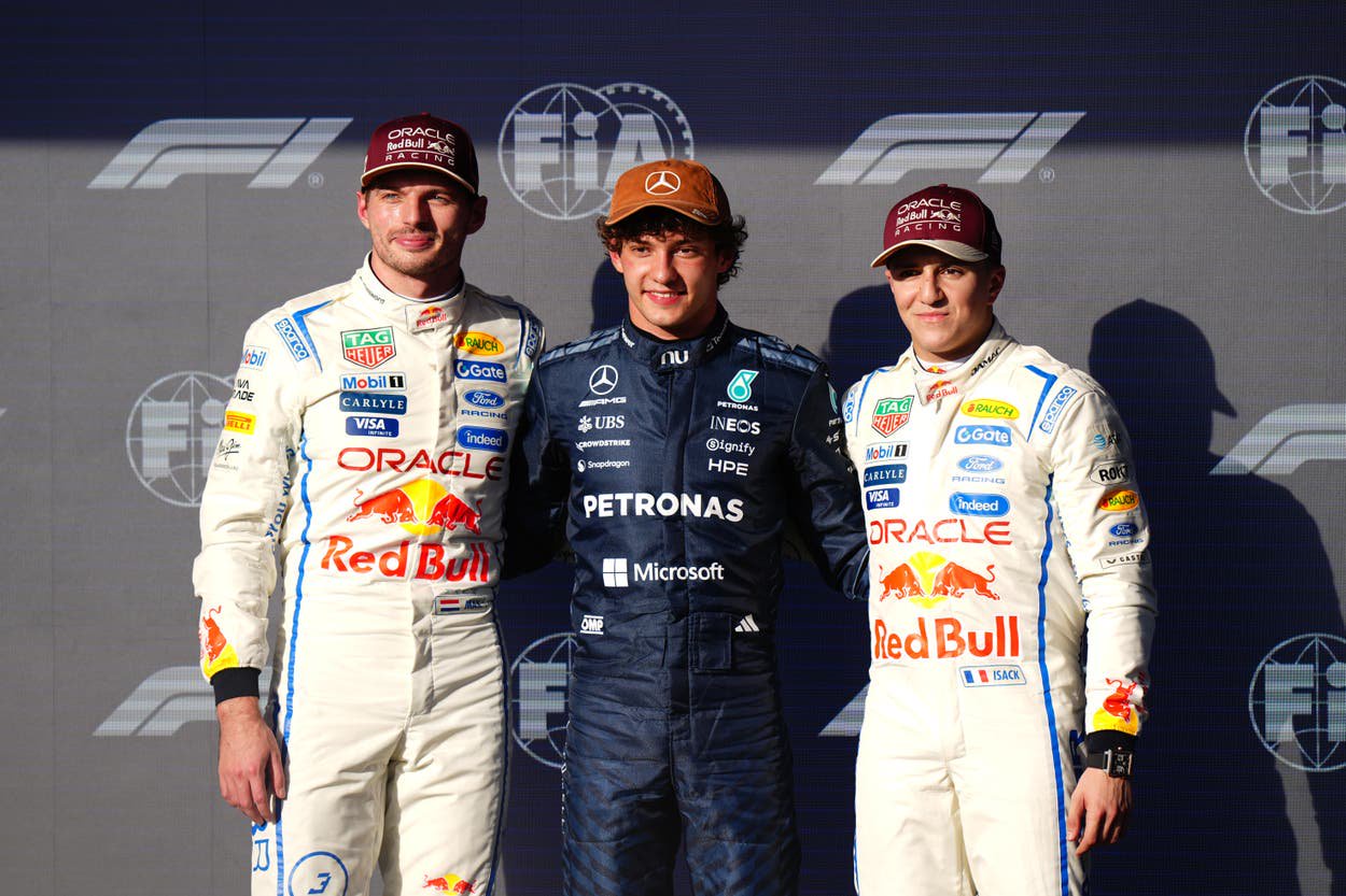 Kimi Antonelli is on pole in Austin