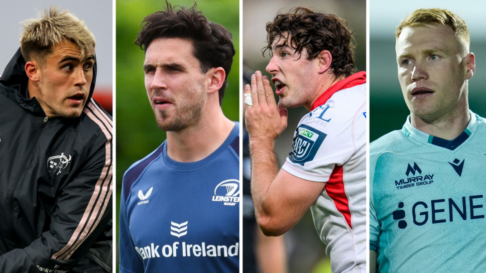 Brian Gleeson, Joey Carbery, David McCann and Ciaran Frawley