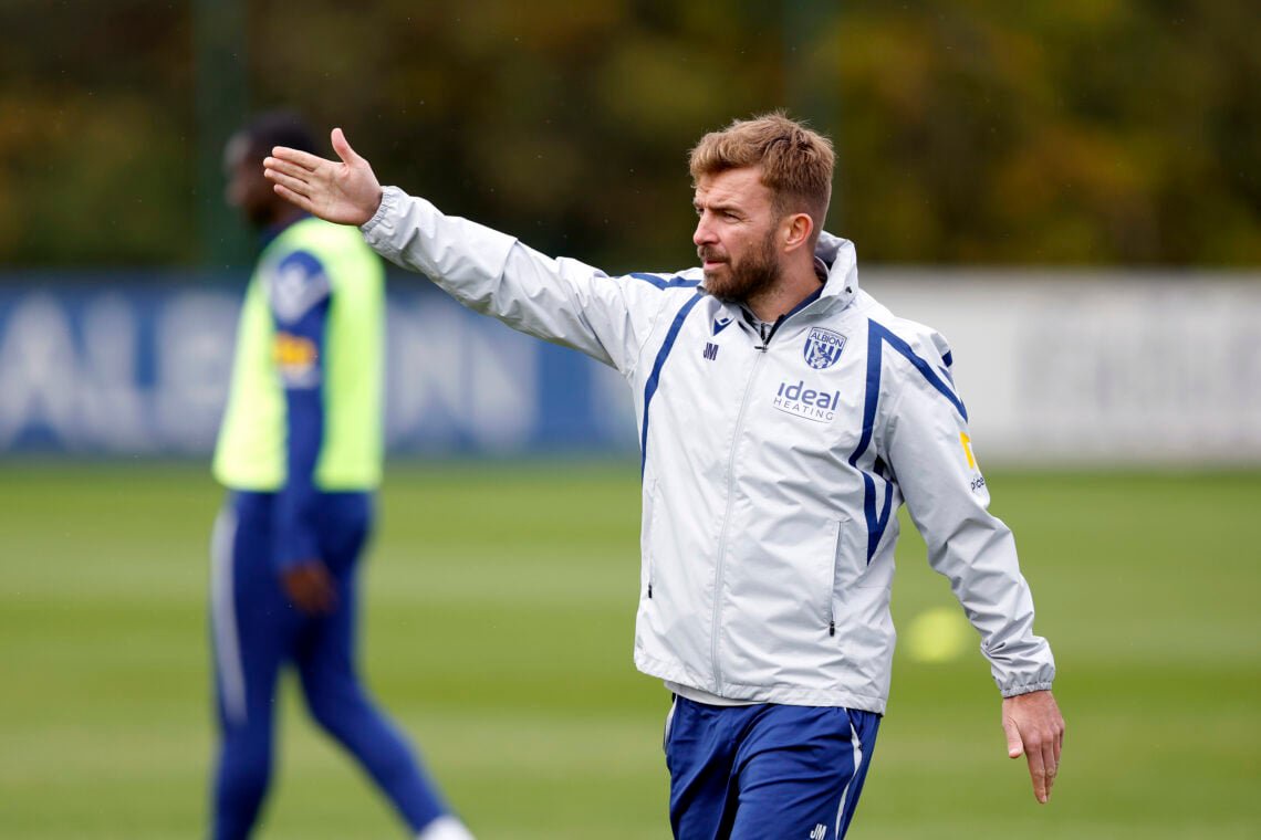 James Morrison Head Coach of West Bromwich Albion -West Bromwich Albion Training Session