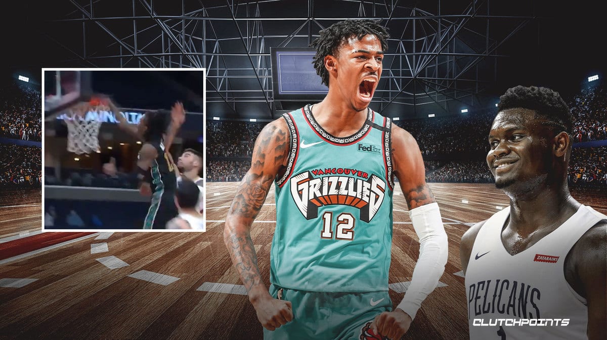 Video Ja Morant Shocks Even Zion Williamson With Monster Dunk Vs Pelicans Digestfeed