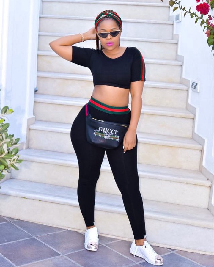Nozipho Zulu Stunning Pictures In All Black Outfits