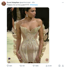 "Mystery woman" said to be the best dressed at the 2024 MET Gala takes the internet by storm for viral butterfly gown