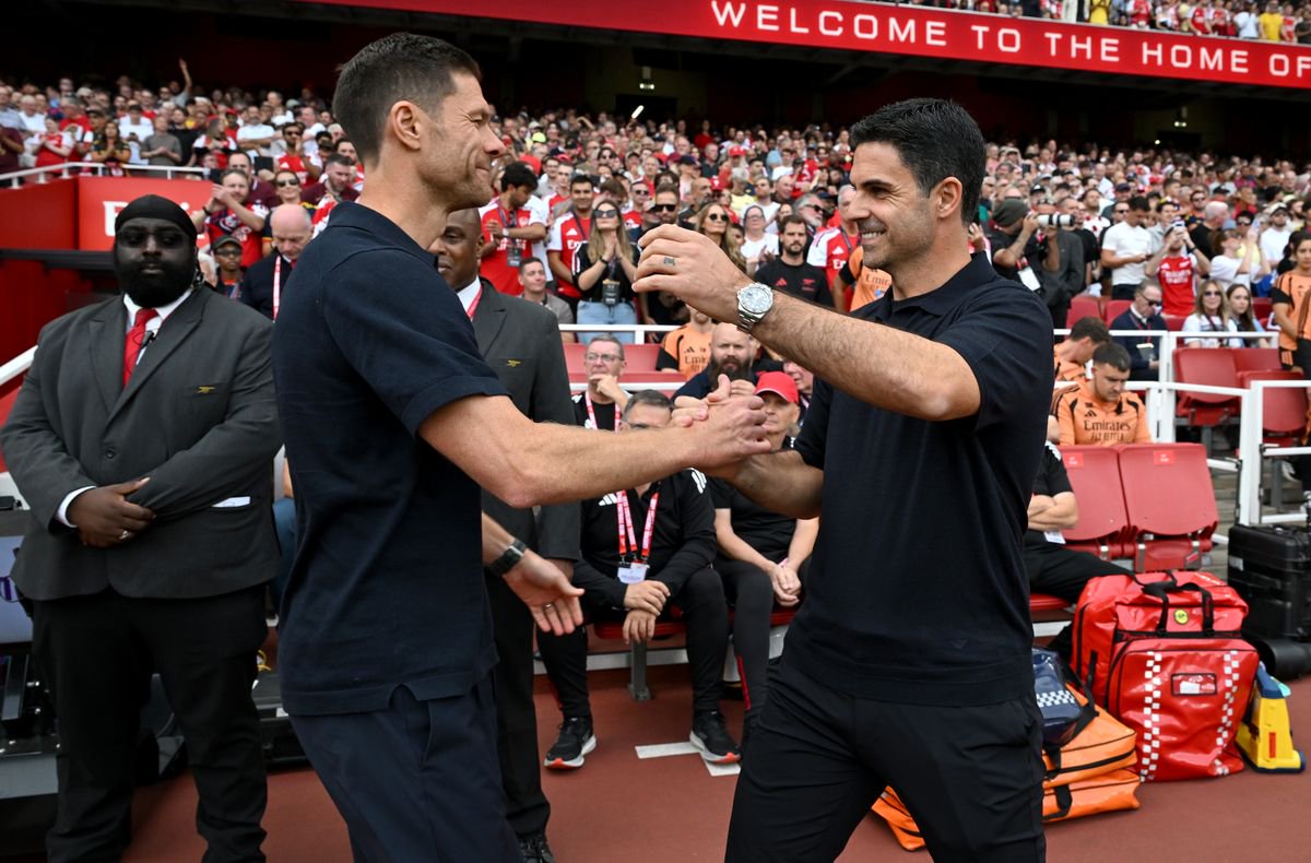 Mikel Arteta and Xabi Alonso