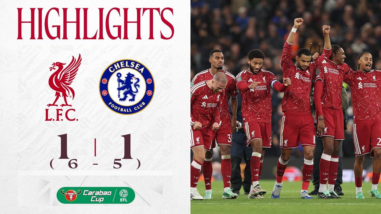 Highlights: Liverpool 1-1 Chelsea | Reds win on penalties!