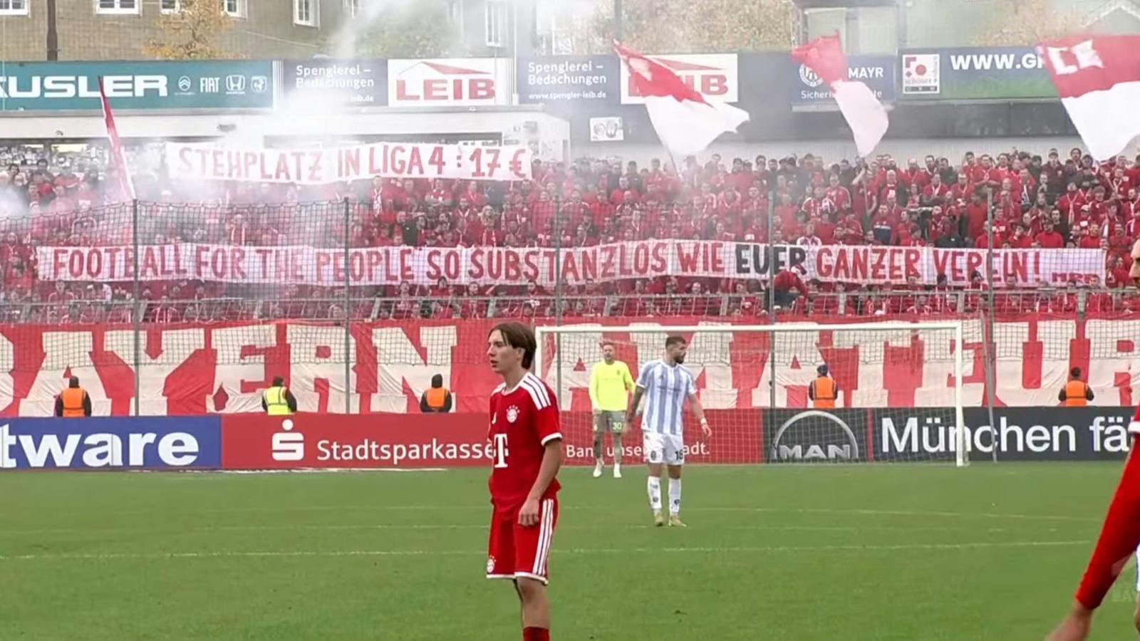 Bayern-Fans protestieren gegen die Ticketpreise
