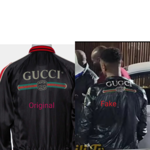 Ringtone Apoko Spotted Wearing a Fake Gucci Jacket