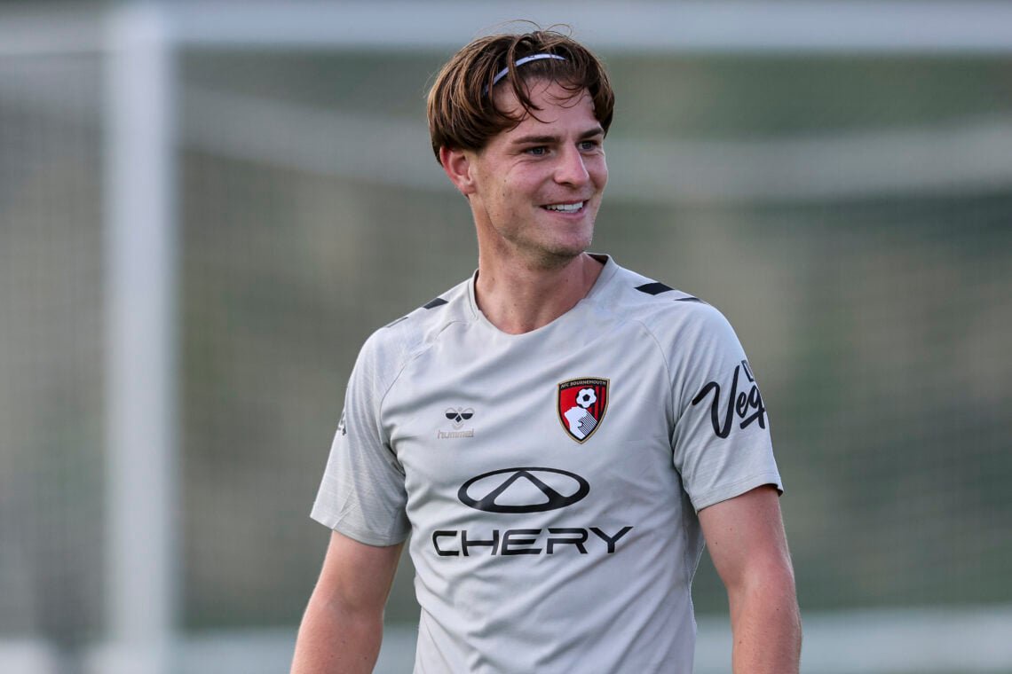 Alex Scott of Bournemouth during a training session