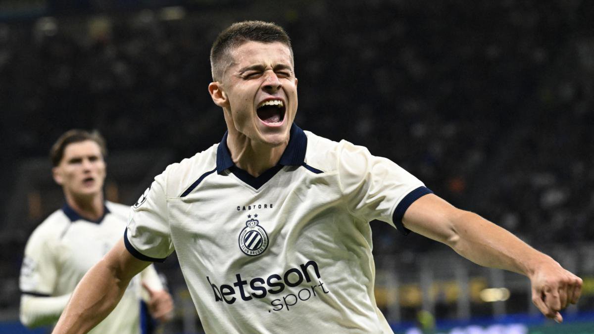Nicolò Tresoldi bejubelt seinen Treffer