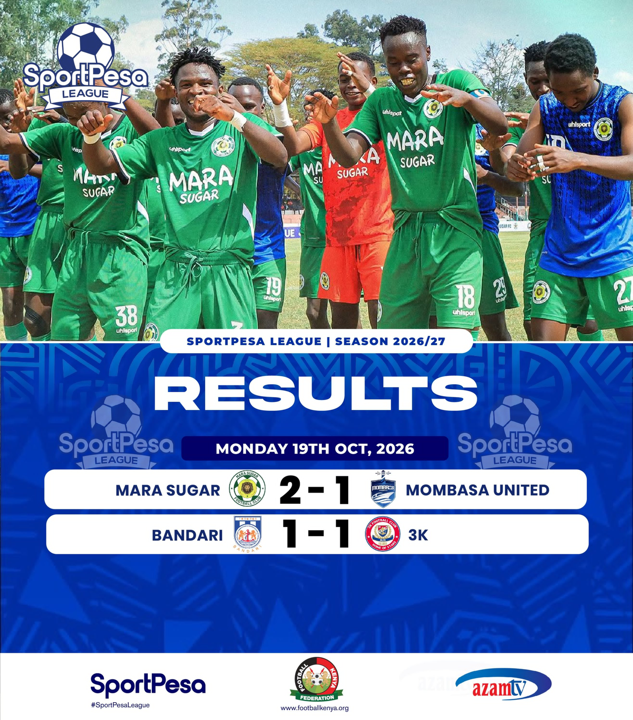SportPesa League: Ali’s late header rescues 3K FC in dramatic draw against Bandari FC