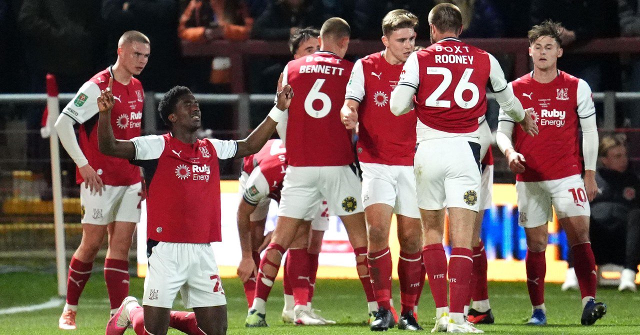 Fleetwood goal against Arsenal