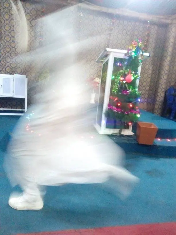 Nigerian Pastor shares photos of angel captured on camera in his church  2