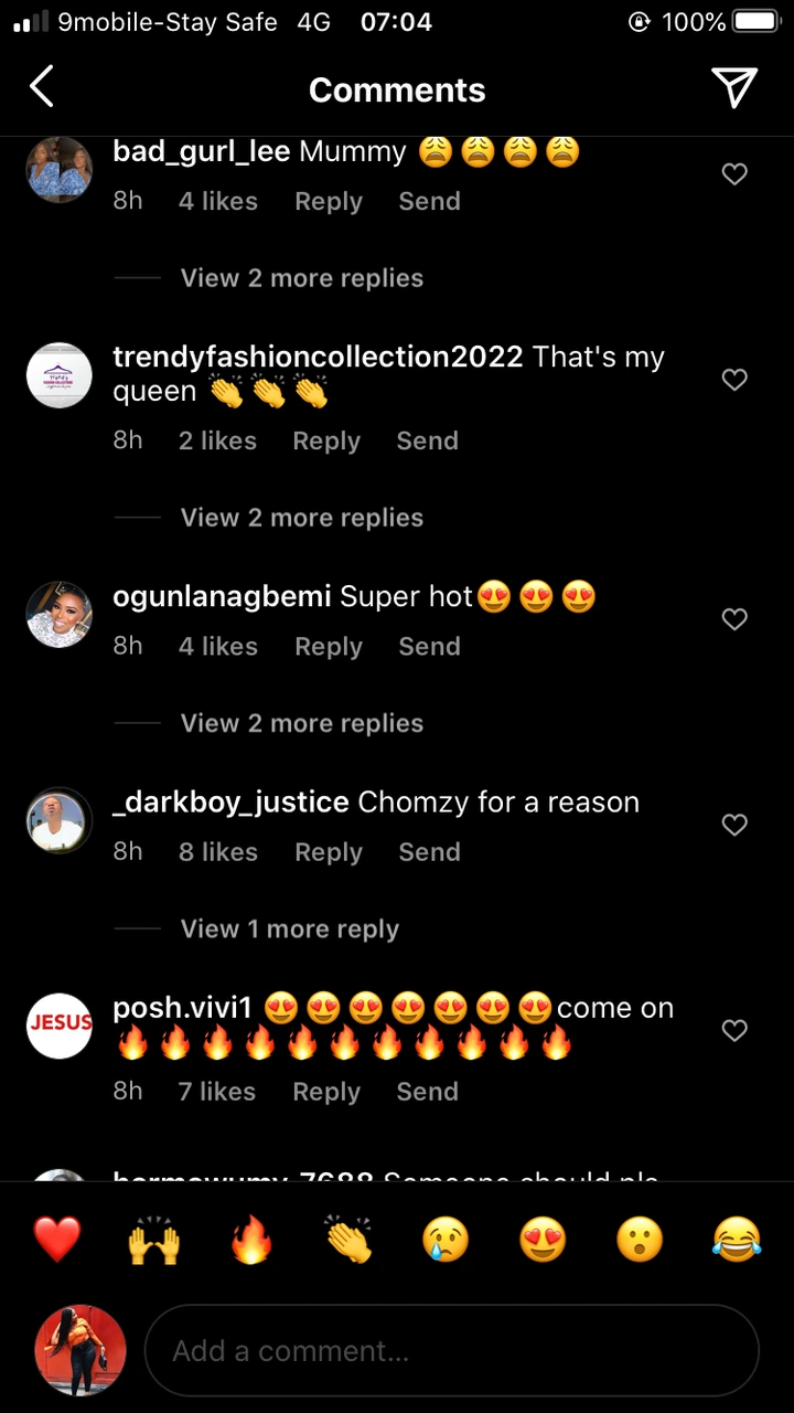 Reactions As Former BBNaija Housemate, Chomzy Shares Beautiful Photos Of Herself On IG.