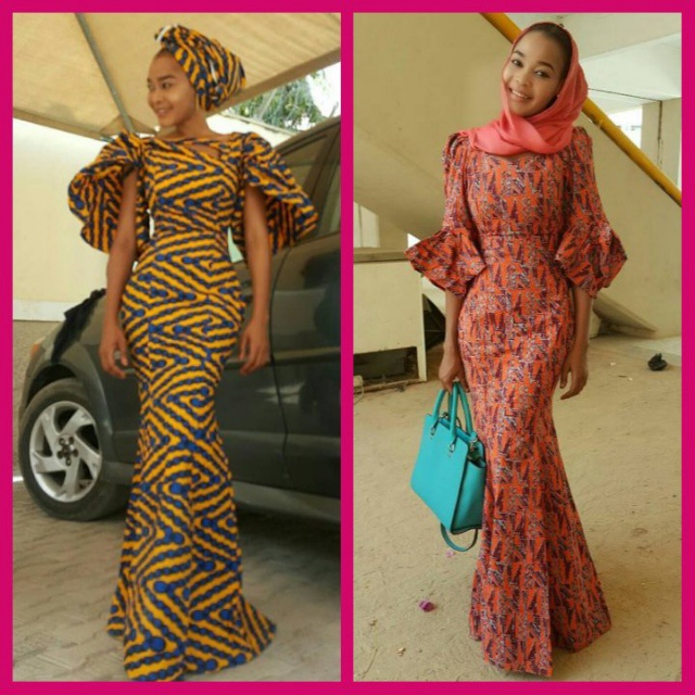 hausa ankara gown styles