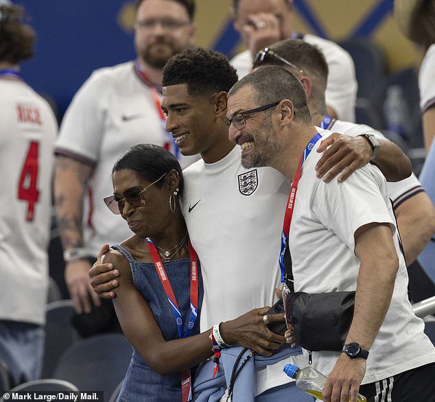 Mark and Jude and Jobe's mother, Denise, are understood to have separated but remain close, the pair having attended Jude's games at the World Cup together this past summer
