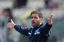 Cesc Fabregas Assistant Coach of Como 1907 reacts during the Serie BKT mastch between Modena FC and Como 1907 at Alberto Braglia Stadium on May 05,...