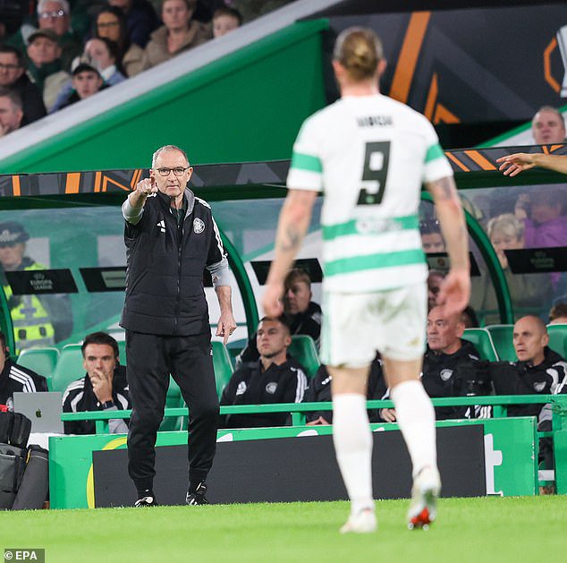 Martin O'Neill may decide to bench Hogh for Sunday's Premiership match with Hearts