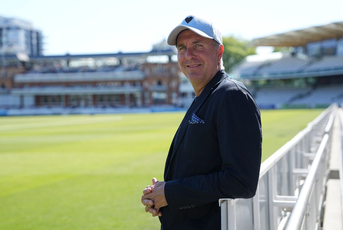 Former England captain Michael Vaughan at Lord's