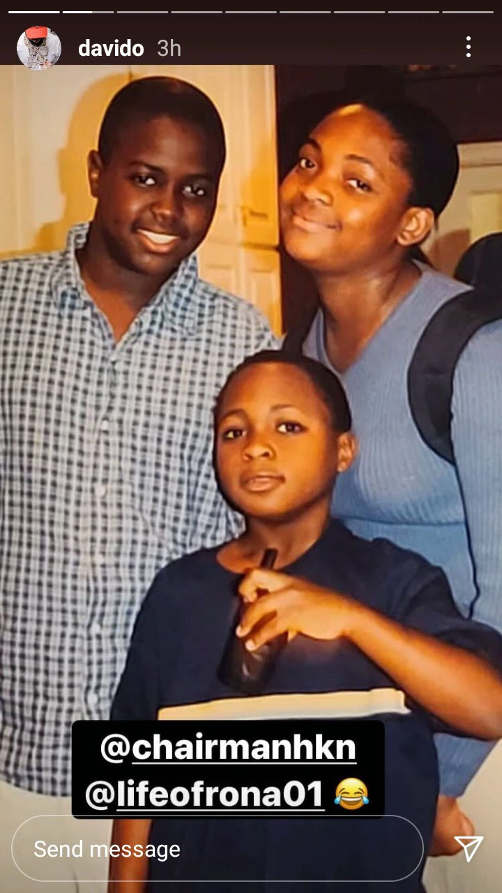 Davido Shares Throwback Pictures Of His Late Mother With Aliko Dangote