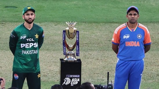 Salman Agha and Suryakumar Yadav (AFP)