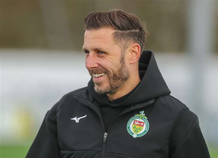 Ashford United manager Craig Stone. Picture: Ian Scammell