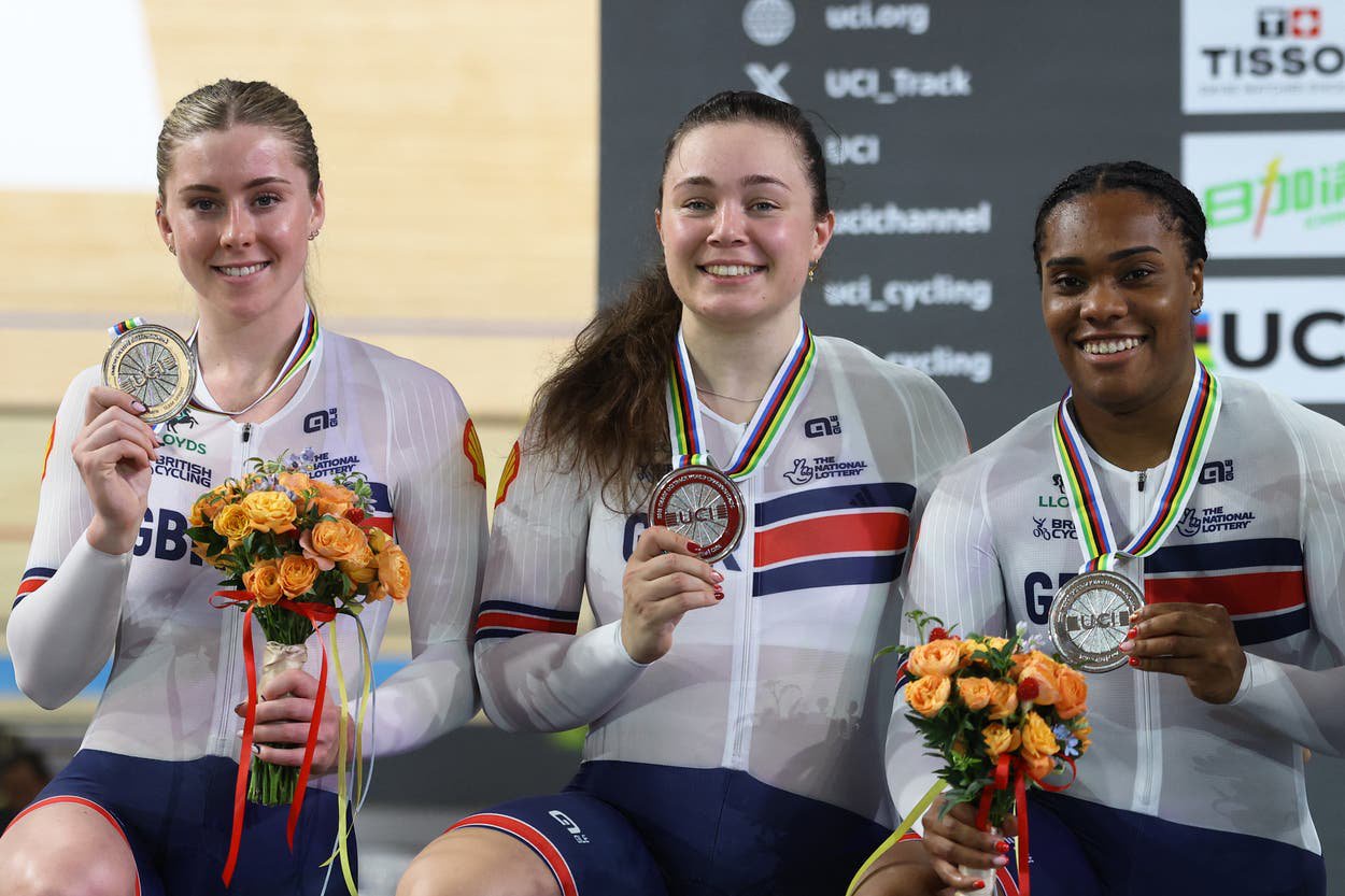 GB were narrowly beaten to gold by the host nation