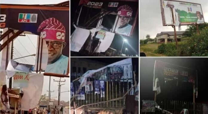 Aftermath Of APC Presidential Rally: Osun APC condemns Adeleke’s removal, destruction of Tinubu/Shettima’s campaign billboards, posters in Osogbo