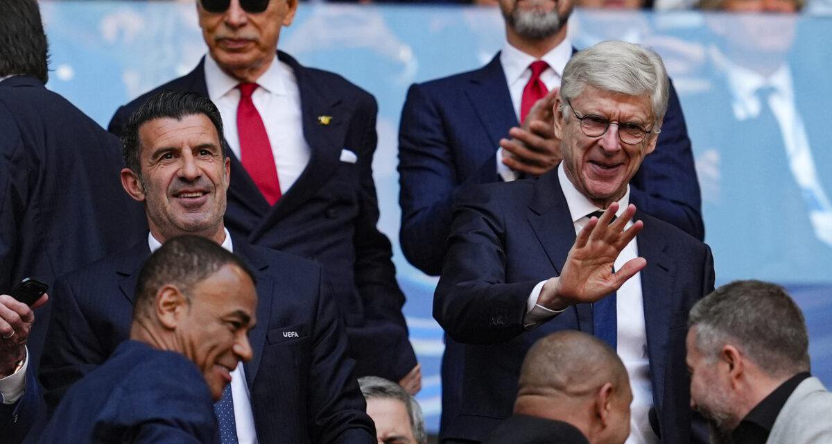 Luis Figo et Arsène Wenger