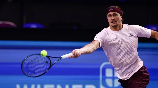 Alexander Zverev during the quarterfinal match against Arthur Fery on the Erste Bank Open