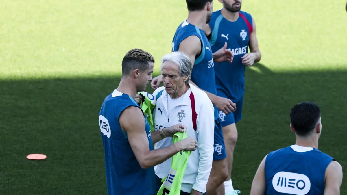 Cristiano Ronaldo e Jorge Jesus