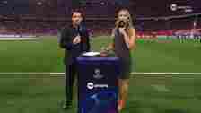 Laura Woods is presenting all the action from the Allianz