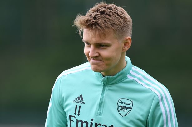 Martin Odegaard appears unlikely to return to Arsenal.. (Photo by Stuart MacFarlane/Arsenal FC via Getty Images)