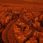 Photos show Sahara dust turn Athens orange