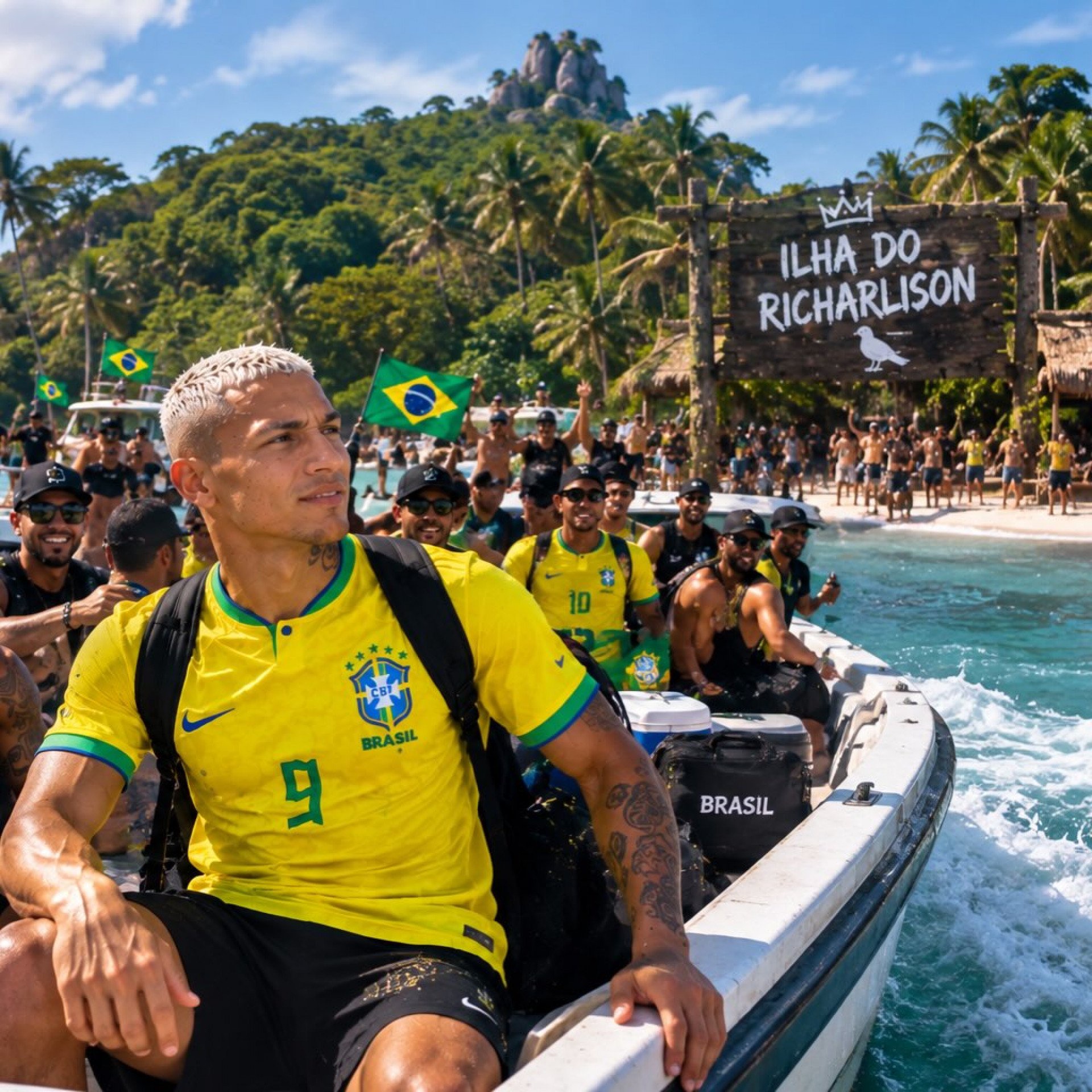Richarlison alfinetou Flávio Bolsonaro, que fugiu para os Estados Unidos - Reprodução / Instagram