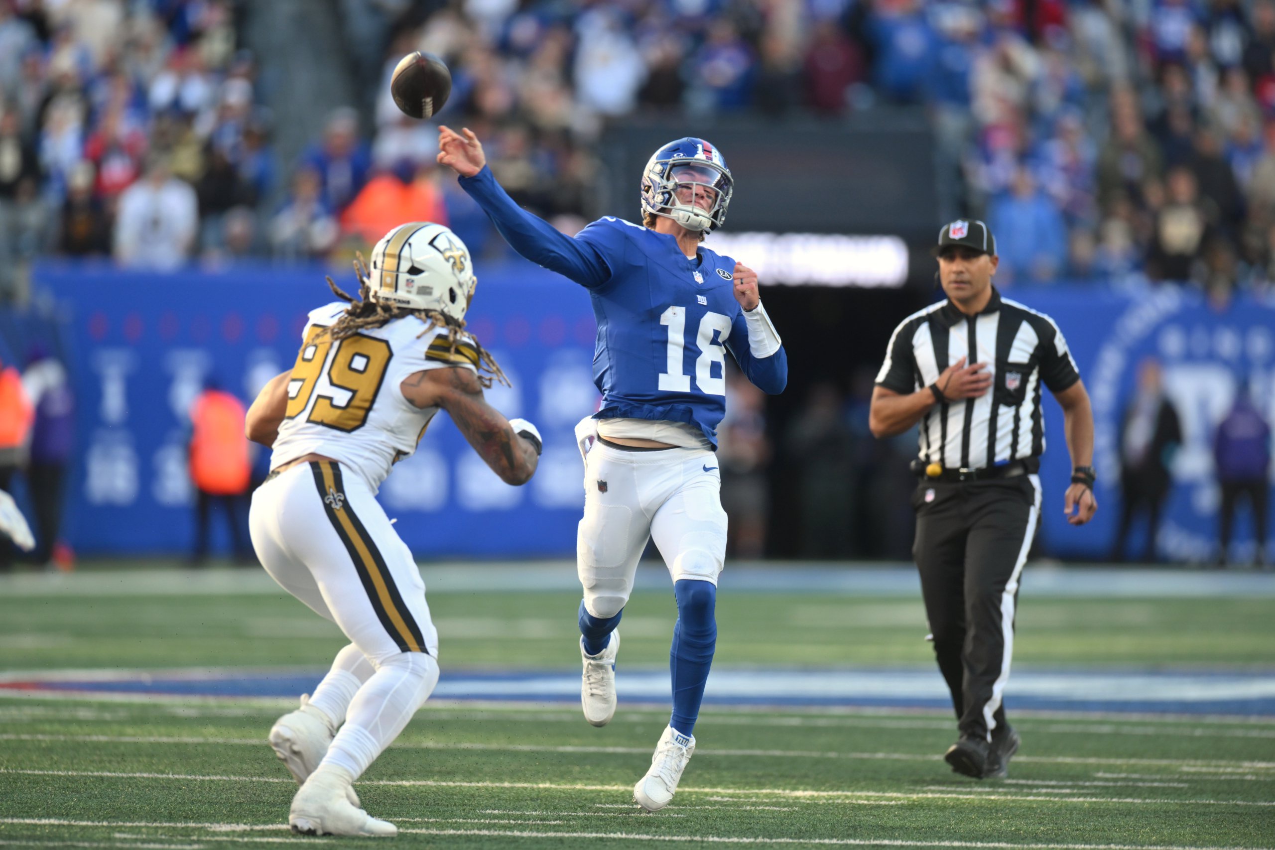 NFL: New Orleans Saints at New York Giants
