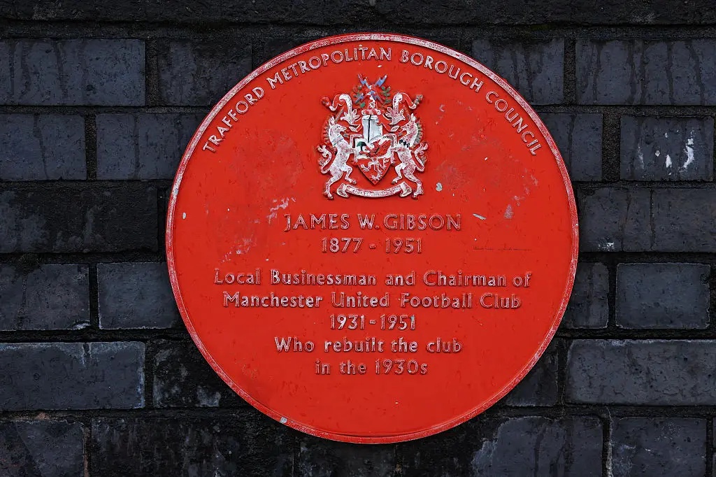 James W. Gibson plaque
