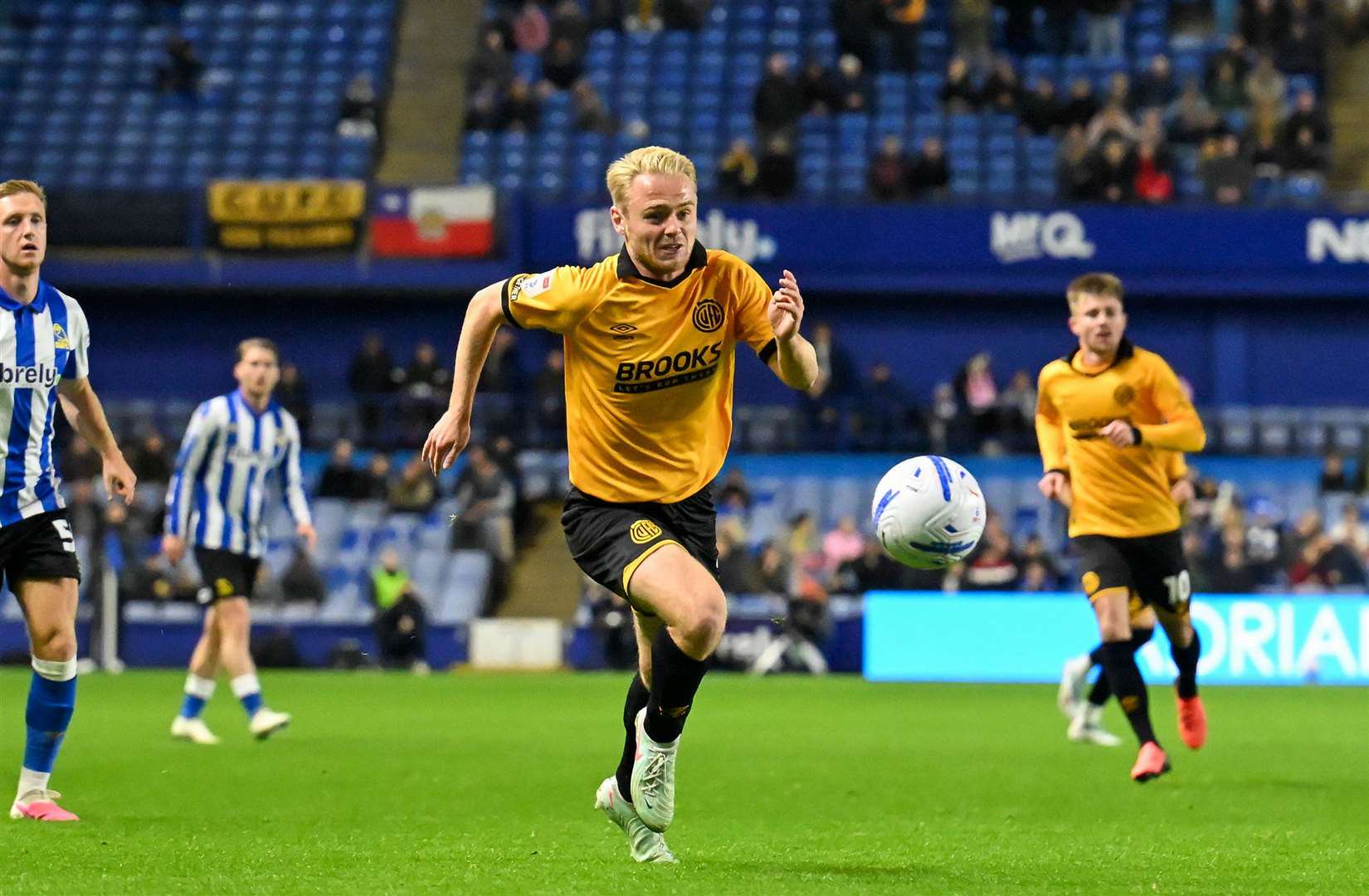 Cambridge United right-back Liam Bennett in action against Sheffield Wednesday on 27 October, 2026. Picture: Simon Lankester