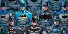 A series of Batmen drawn by Nicola Scott