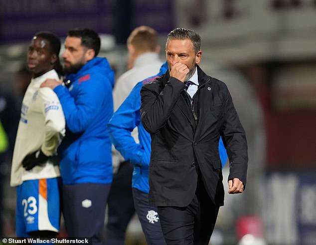 Rangers boss Derek McInnes was let down by his team's slapstick defending