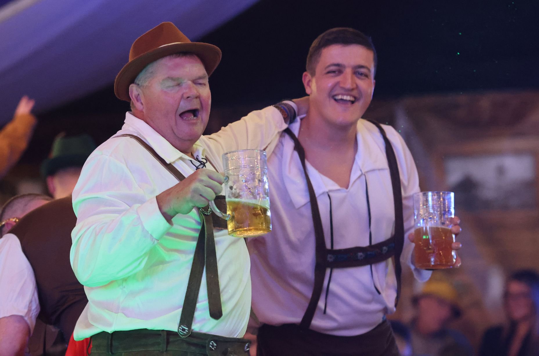 These gents were having a ball!