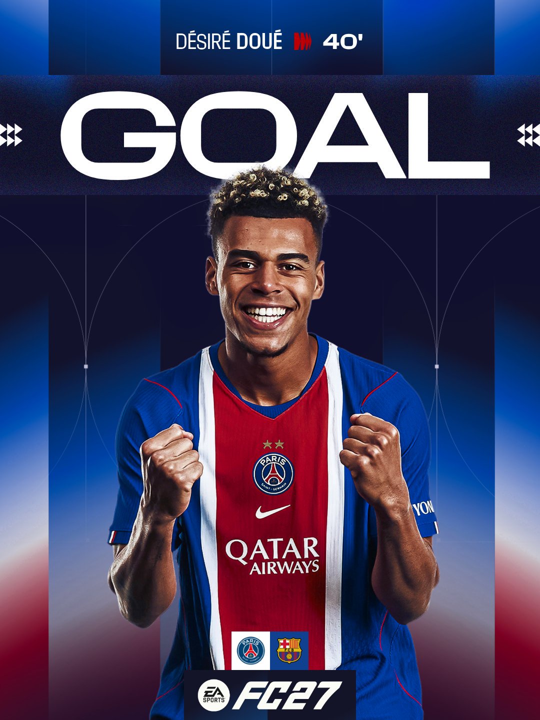 ⏱️ 40' PSG opens the scoring just before halftime and what an inspiration!! 😮‍💨