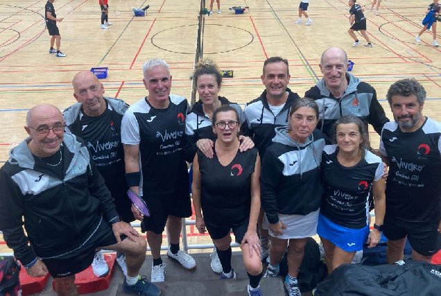O Cembedo de Viveiro secured nine medals at the TOP TTR N7 senior badminton tournament held in