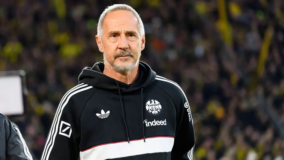Trainer von Eintracht Frankfurt Adi Hütter