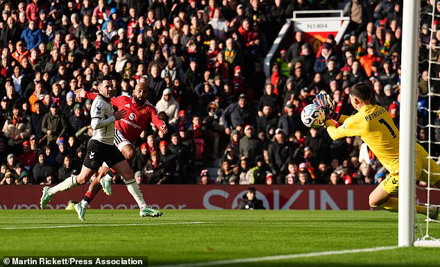 Bryan Mbeumo had an early effort saved by Djordje Petrovic, who impressed